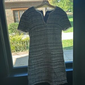 Business Knee Length Tweed Dress